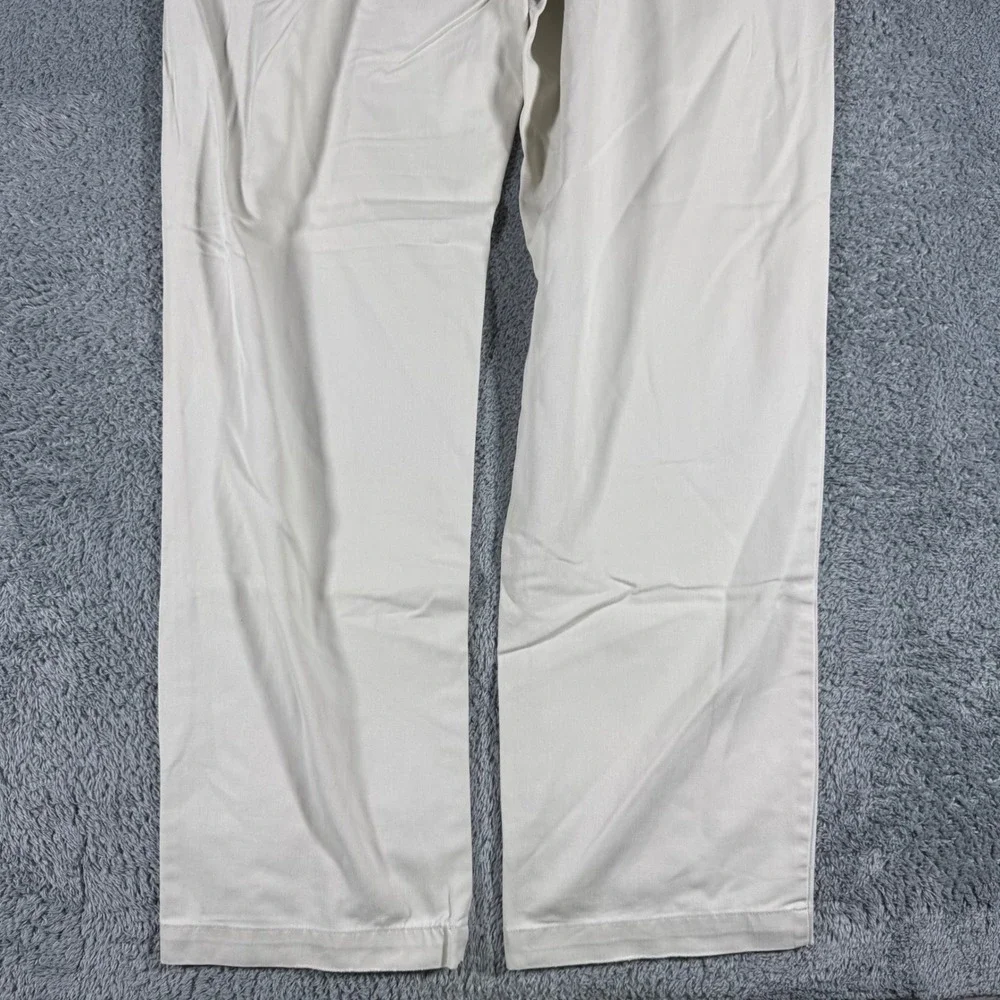 VTG Polo Ralph Lauren Andrew Pant Men 38x34 Tan Double Pleated Chino USA Fabric